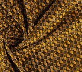 Jacquard geoemtrico ocre