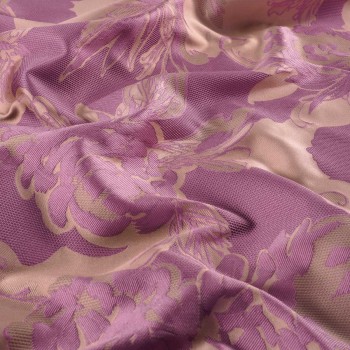 Jacquard deco rosa