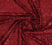Micro lentejuelas stretch rubi