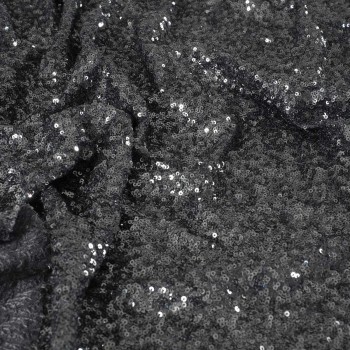 Micro lentejuelas stretch plata