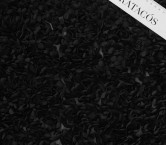 Petalos bordados 3d negro