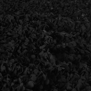 Petalos bordados 3d negro