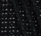 Cintas dobles de chiffon negro