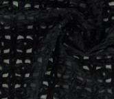 Cintas dobles de chiffon negro