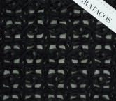 Cintas dobles de chiffon negro