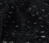 Cintas dobles de chiffon negro