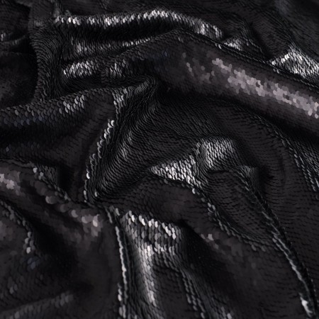 Pailletes satinadas 5mm negro