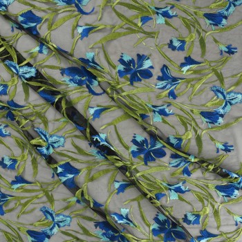 Embroidered Tulle