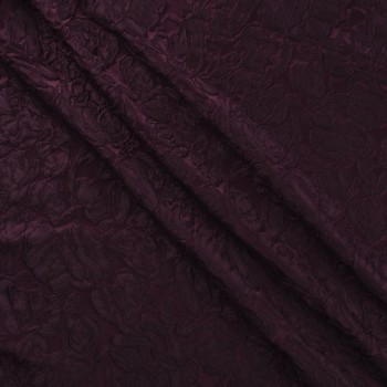 Jacquard relieve granate