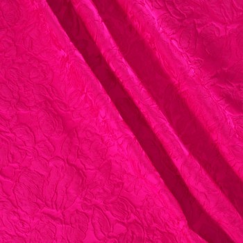 Jacquard relieve fuxia