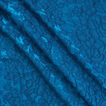 Sapphire jacquard cloqu? flower
