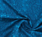 Sapphire jacquard cloqu? flower