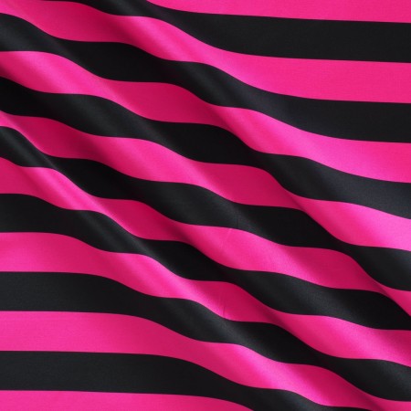 Pink black stripes mikado