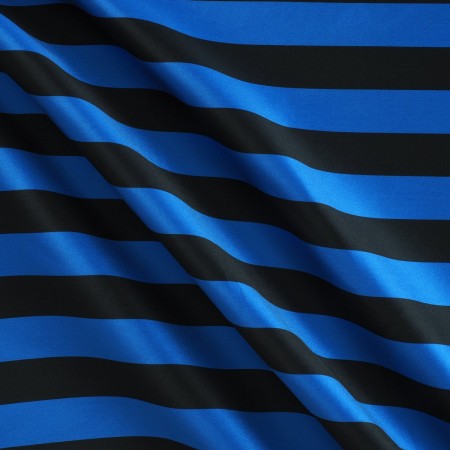 Blue black stripes mikado
