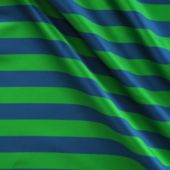 Green blue stripes mikado