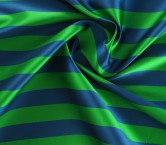 Green blue stripes mikado