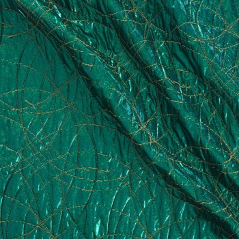 Green jacq. padded
