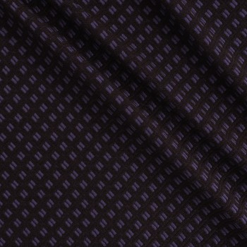 Aubergine geometric jacquard w