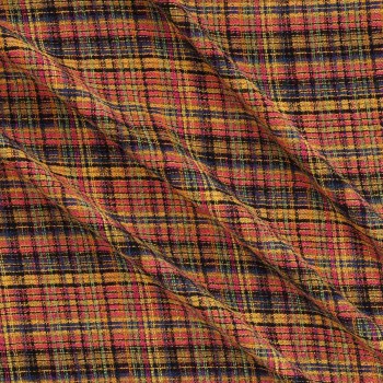 Pink yellow tweed multicolor l