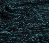 Tweed fantasía bouclé turquesa