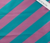 Mikado rayas diagonales turquesa lila