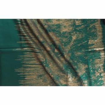 Green jacquard lam? fil coup?