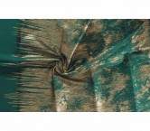 Green jacquard lam? fil coup?