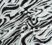 Jacq. fil coupÉ diseÑo piel blanco negro
