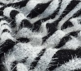 Jacq. fil coupÉ diseÑo piel blanco negro