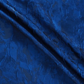 Bleu klein organic jacquard  l