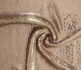 Punto stretch lentejuela oro