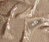Punto stretch lentejuela oro