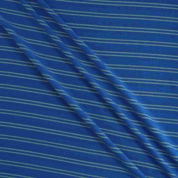 Viscosa rayas azul turquesa
