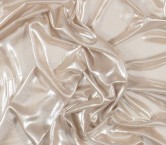 Beige diamante flowing chiffon foil