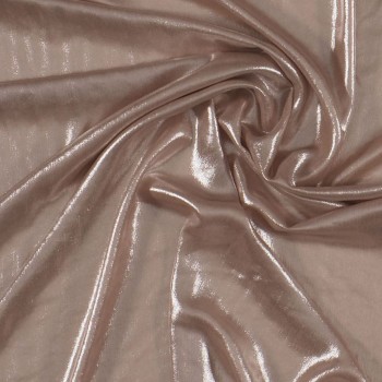 Light pink diamante flowing chiffon foil