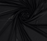 Black diamante flowing chiffon foil