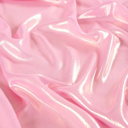 Pink diamante flowing chiffon foil