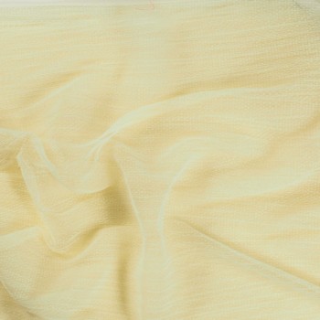 Yellow pleated tulle