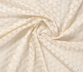 Plain flower embroidery ivory