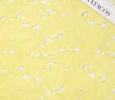 Lime ramie flower with laser cut