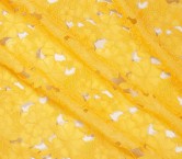 Lime ramie flower with laser cut