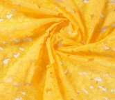 Ramie flowers with laser cut naranja