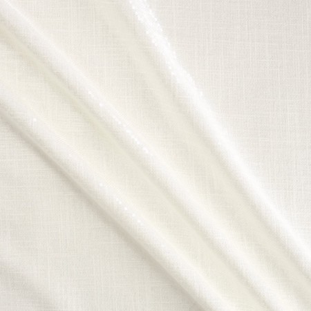 Ivory linen with sequins