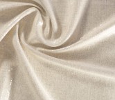 Linen with sequins natural