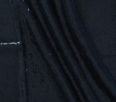 Black linen with sequins