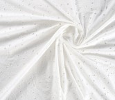 White delicate floral laser cut