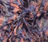 Printed linear hair fabric lila
