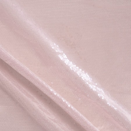Pink organza with transparent sequins