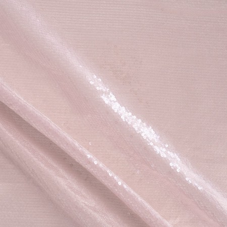 Organza with transparent sequins rosa