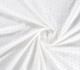 White geometrical eyelight cotton
